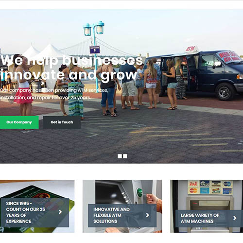 ATM Bancorp, Inc., a website made by the Philadelphia area web development company TAF JK Group Inc.